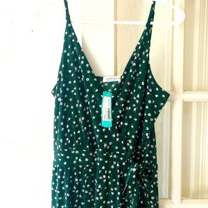 Kaileigh Dark Green Jumpsuit XL